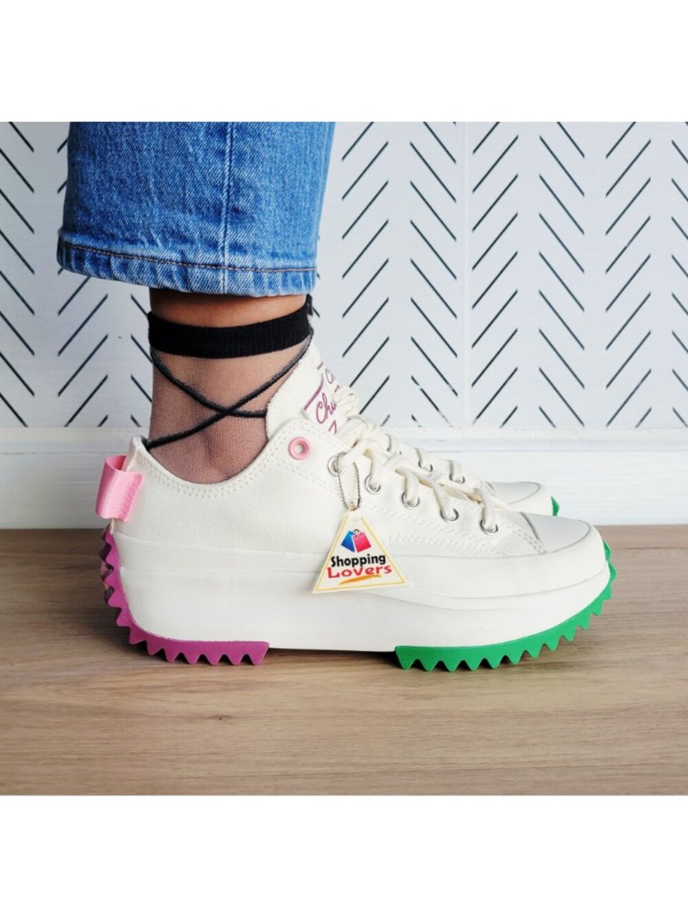 ❤️Converse Run Star Hike Platform Color Pop Sz 8.5 Women's Shoes Sneaker A14271C - Picture 4 of 13